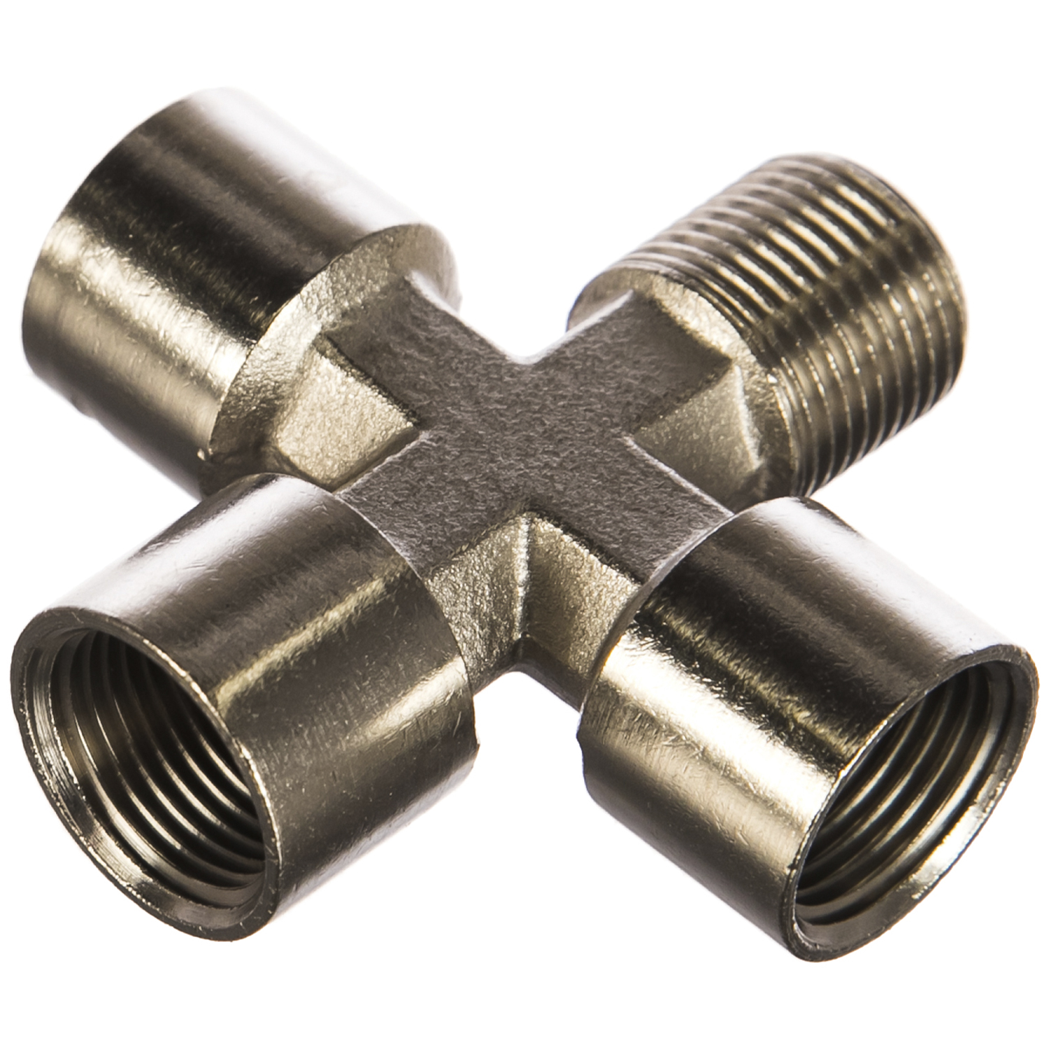 Переходник Concorde X-3RV38-1RN38 (крест, внутр. резьба 3х3/8" - внеш. резьба 3/8")