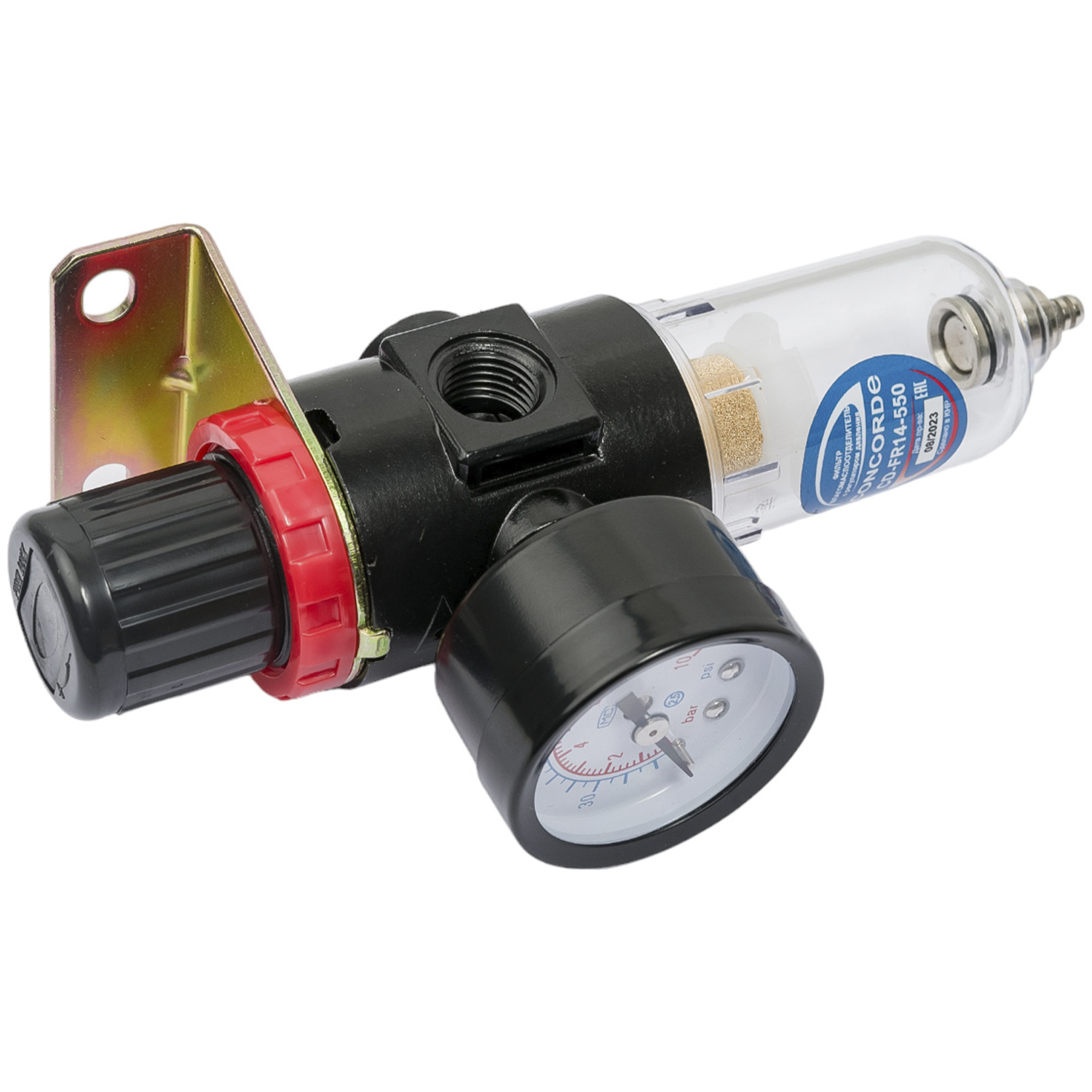 Фильтр влагомаслоотделитель с регулятором давления Concorde CD-FR14-550