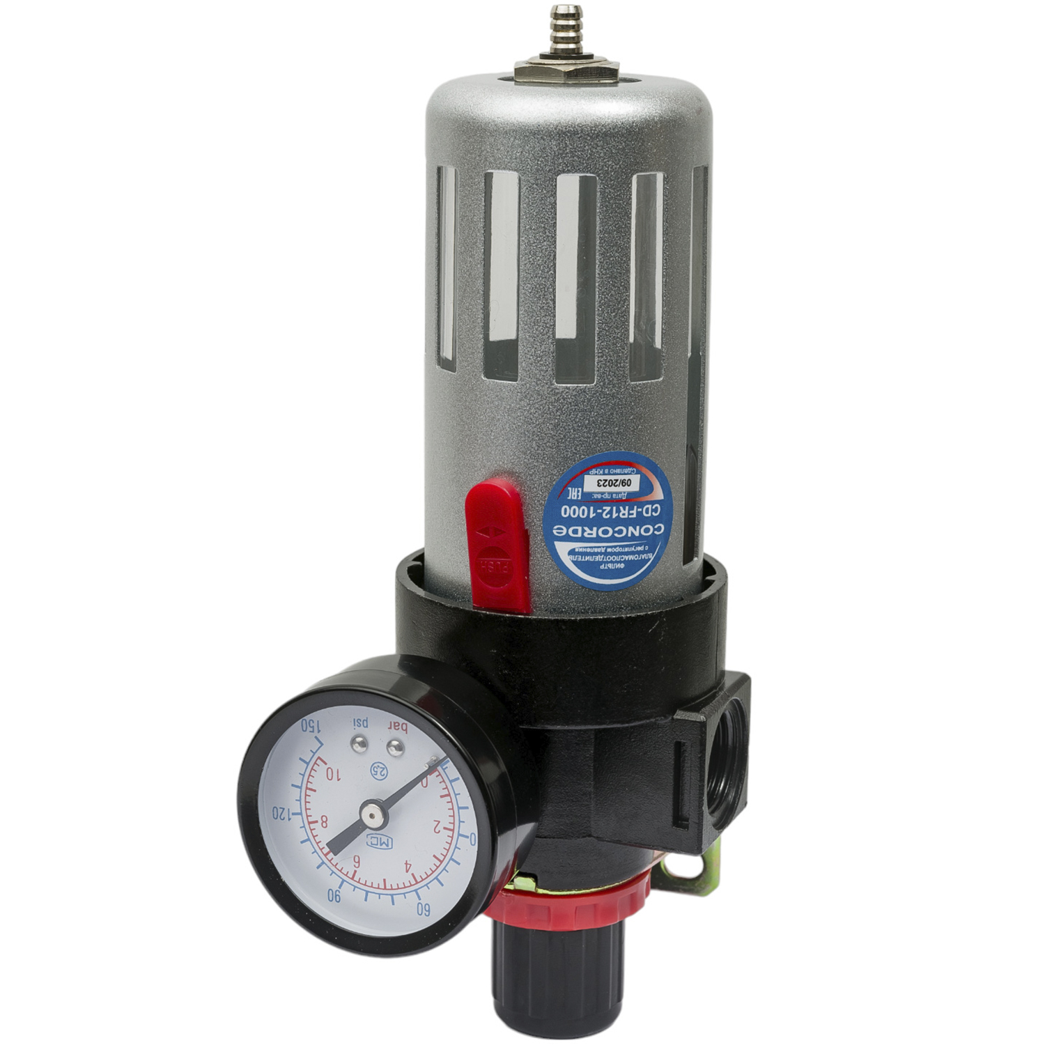 Фильтр влагомаслоотделитель с регулятором давления Concorde CD-FR12-1000