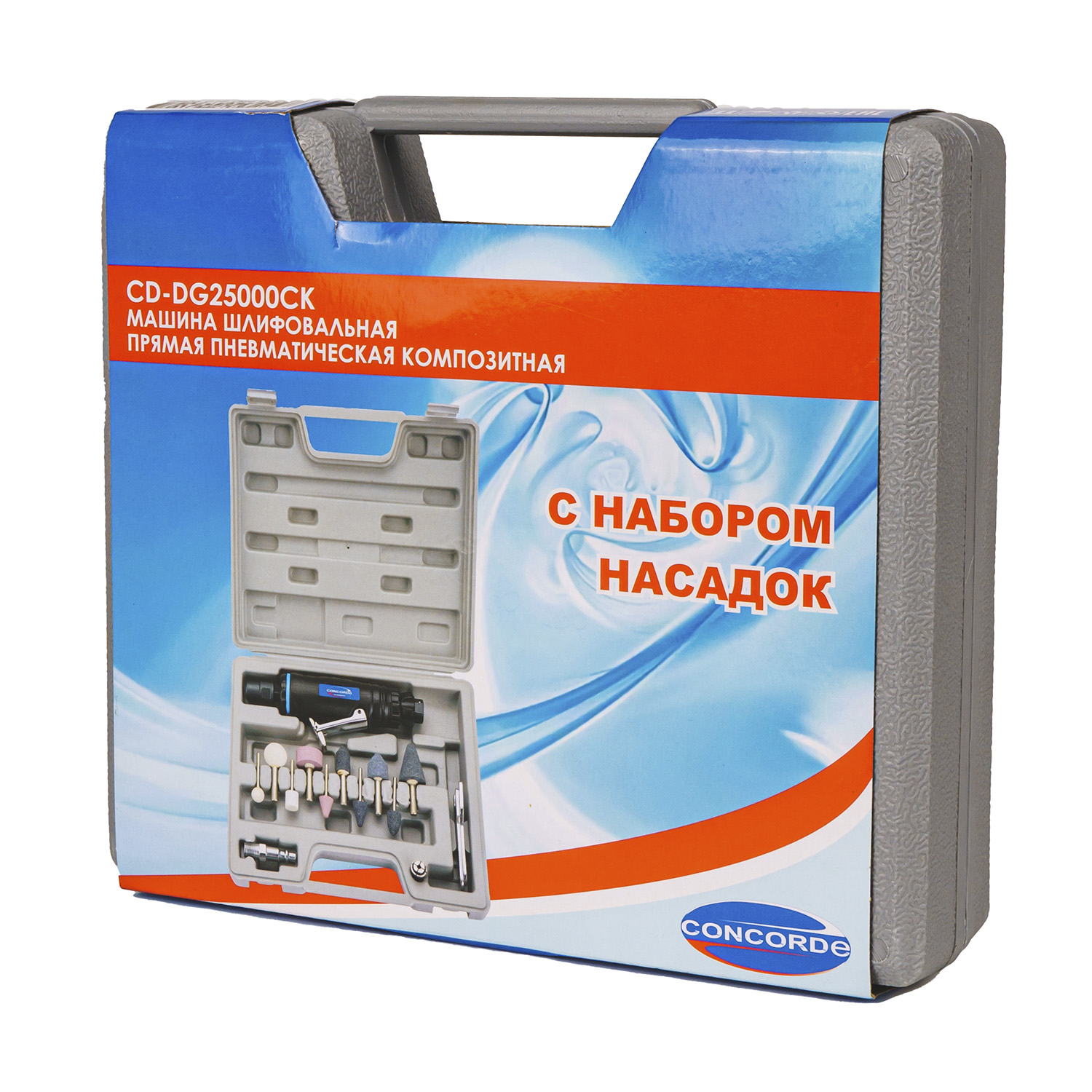 Машина шлифовальная прямая пневматическая Concorde композитная CD-DG25000CK