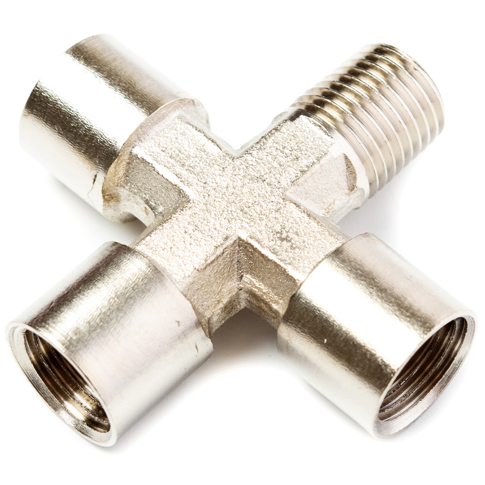 Переходник Concorde X-3RV14-1RN14 (крест, внутр. резьба 3х1/4" - внеш. резьба 1/4")