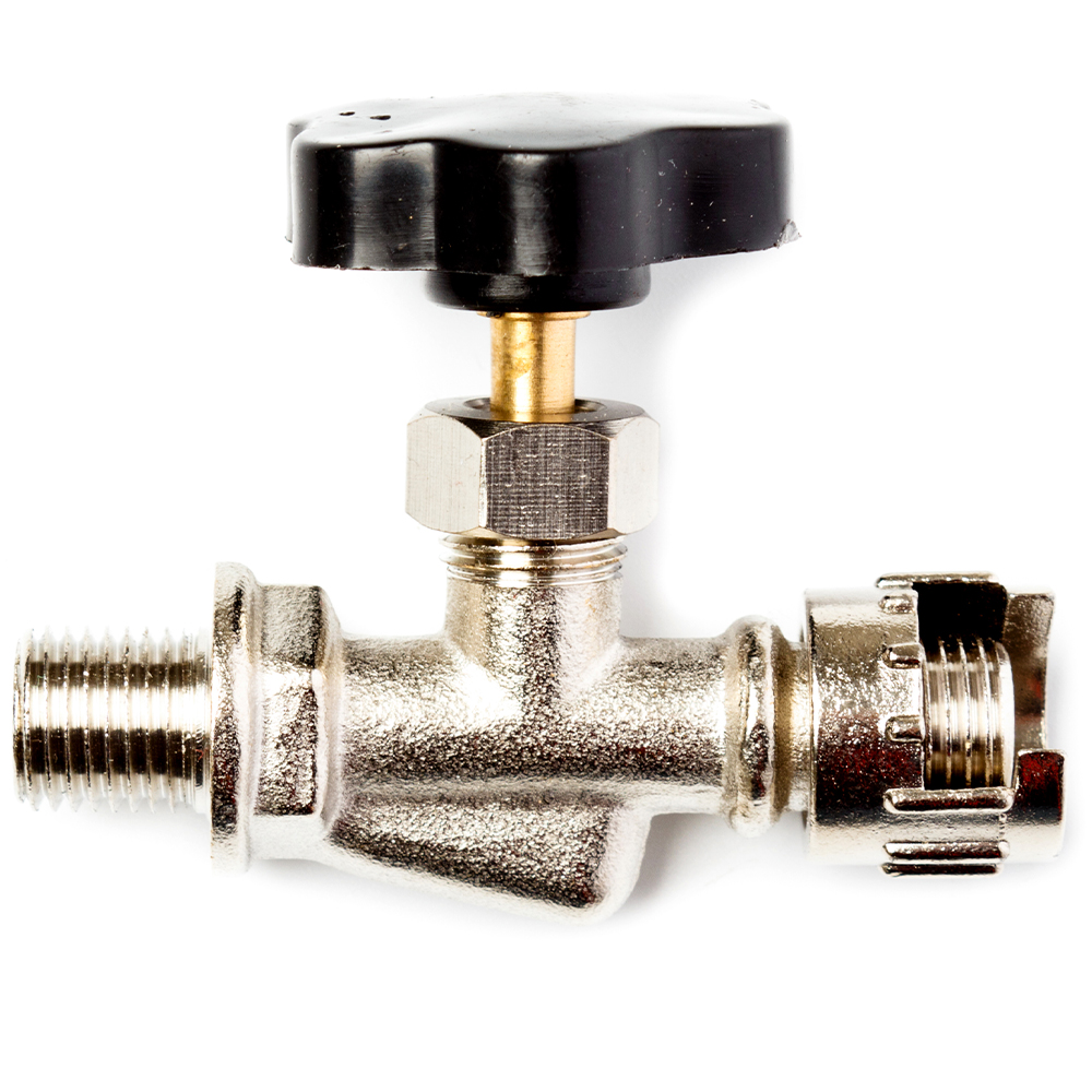 Кран игольчатый Concorde KI14-BVG (байонет с гайкой- нар. резьба 1/4")