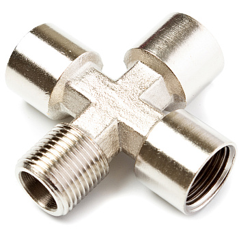 Переходник Concorde X-3RV38-1RN38 (крест, внутр. резьба 3х3/8" - внеш. резьба 3/8")